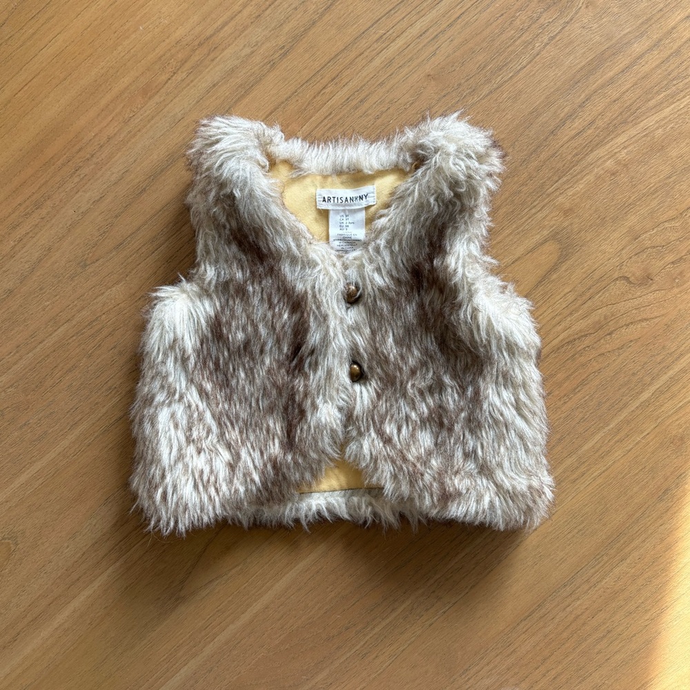 Artisan NY Kid’s Fur Vest